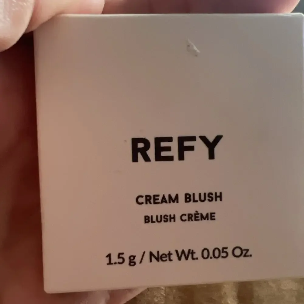 REFY Cream Blush Single - Malaya Shade, Color Effect, 0.05 oz / 1.5 g